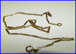 FINE, ANTIQUE VICTORIAN 9 CT GOLD CHAIN, BEAUTIFUL LINKS, 3.22 grams