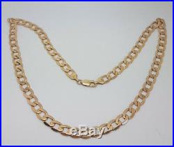 Fabulous 9ct Gold Hallmarked 20 Heavy Curb Link Chain. Goldmine Jewellers
