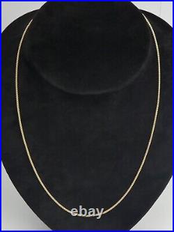 Fine 14ct Gold Braided Link 49 CM Chain Necklace 4 Grams