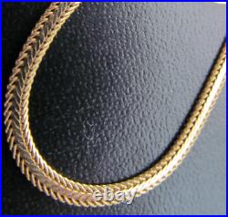 Fine 9 ct Gold necklace 18.25 inches long, 4.57g, 2.44mm wide