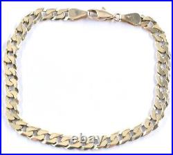 GOLD Hallmarked Mens 9ct Bracelet Jewellery Xmas Gift