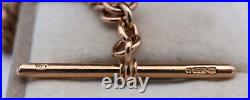 GOOD ANTIQUE Graduated VICTORIAN 9ct GOLD DOUBLE Albert Pocket Watch Chain 25.3g