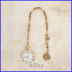 Garrard Pocket Watch and Roulette Fob On Fancy Albert Chain 18ct & 9ct Gold
