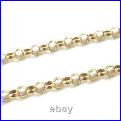 Gold Belcher Chain 9ct Yellow Gold 3mm Wide 24 Inches Solid Hallmarked 11.3g
