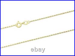 Gold Belcher Chain Diamond Cut 9ct Gold Belcher Link Solid Gold Chain All Length