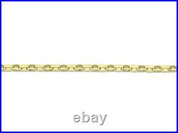 Gold Belcher Chain Diamond Cut 9ct Gold Belcher Link Solid Gold Chain All Length