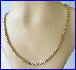 Gold Belcher Necklace 9ct Yellow Gold Belcher Chain (17 Inches)