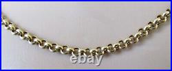 Gold Belcher Necklace 9ct Yellow Gold Belcher Chain (17 Inches)