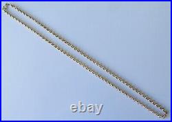 Gold Belcher Necklace 9ct Yellow Gold Hollow Belcher Chain (20 Inches)