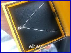 Goldsmiths 9ct gold diamond necklace