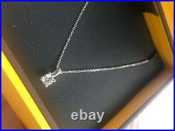 Goldsmiths 9ct gold diamond necklace
