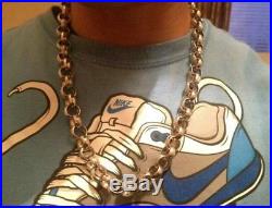 HEAVY 9ct GOLD BELCHER CHAIN 24.00 INCHES 148grams