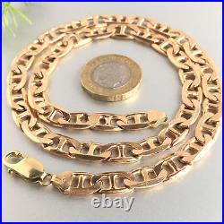 HEAVY 9ct SOLID RICH GOLD ANCHOR CURB CHAIN 40.49g (1.3toz) 18 1/2