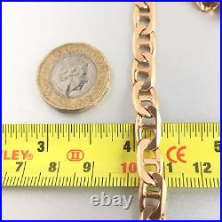 HEAVY 9ct SOLID RICH GOLD ANCHOR CURB CHAIN 40.49g (1.3toz) 18 1/2