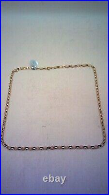 Hallmarked 9 ct Gold Small Linked Belcher Chain 20 in Length. (D)