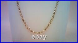 Hallmarked 9 ct Gold Small Linked Chain 19.25 in Length. (D)