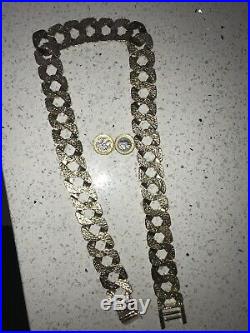 Hallmarked 9 ct solid gold mens chain 400 G Heavy Curb Chain