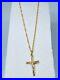 Hallmarked-9K-375-Yellow-Gold-Crucifix-Cross-Pendant-Necklace-Chain-18-01-wrr