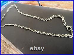 Hallmarked Sheffield 1990 9ct Gold Necklace Chain 17.7 Gram 45cm Long