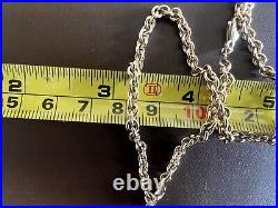 Hallmarked Sheffield 1990 9ct Gold Necklace Chain 17.7 Gram 45cm Long