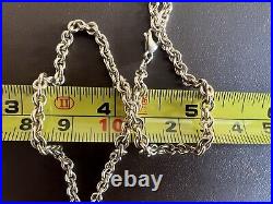 Hallmarked Sheffield 1990 9ct Gold Necklace Chain 17.7 Gram 45cm Long