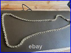 Hallmarked Sheffield 1990 9ct Gold Necklace Chain 17.7 Gram 45cm Long