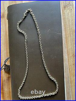 Hallmarked Sheffield 1990 9ct Gold Necklace Chain 17.7 Gram 45cm Long