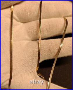 Hallmarked Solid 9ct Yellow Gold Chain 16 Inch 41cm Display Box Not Scrap