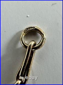 Hallmarked Vintage 9Ct Yellow Gold Hayseed Chain Necklace B'ham 7.46Gr, 50.5Cm