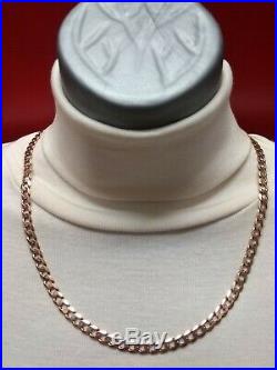 Heavy 9ct Gold curb chain well hallmarked, 30.7g ounce. Solid chain