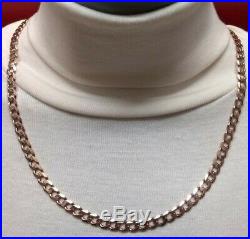 Heavy 9ct Gold curb chain well hallmarked, 30.7g ounce. Solid chain