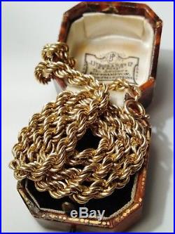 Heavy, Chunky 9ct gold rope chain/necklace