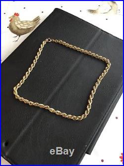 Heavy, Chunky 9ct gold rope chain/necklace