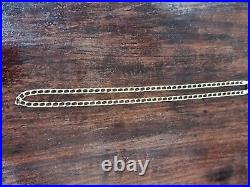 Italian 9ct Yellow Gold 18.5 Inch Curb Chain Necklace over 10g