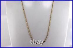 Italian Made Classic Snake Chain 9ct Gold 15 Inch/38cm 1.0 mm GCH013 RRP£295
