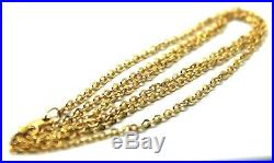 LAST ONE! 9CT YELLOW GOLD BELCHER CHAIN NECKLACE 70cm 4grams -Free express post