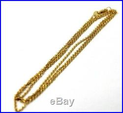LAST ONE! 9CT YELLOW GOLD BELCHER CHAIN NECKLACE 70cm 4grams -Free express post
