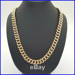 Ladies Necklace 9ct (375,9K) Rose Gold Curb Link Chain Necklace