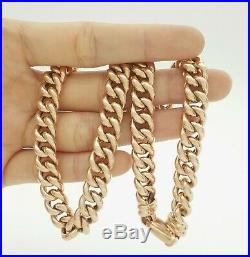 Ladies Necklace 9ct (375,9K) Rose Gold Curb Link Chain Necklace