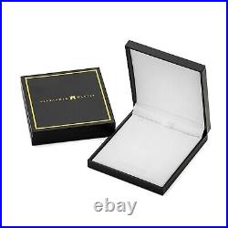 Large Mens 9ct Gold Cross Pendant Necklace With 20 Gold Chain & Gift Box