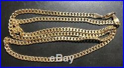 Lovely 9ct Gold Chain/ Necklace, L 51.2cm, -4.36g
