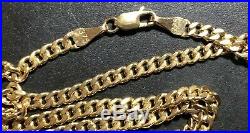 Lovely 9ct Gold Chain/ Necklace, L 51.2cm, -4.36g