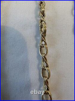Lovely Hallmarked Solid 9ct Gold Chain Necklace 76cm Long. 16.68g