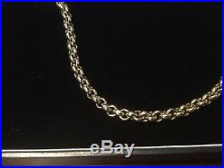 Mens 9 ct Gold Belcher Necklace 39.22 Grams 18 inch