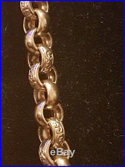 Mens 9ct Gold Belcher Chain. 27 Inch. 103 Grams