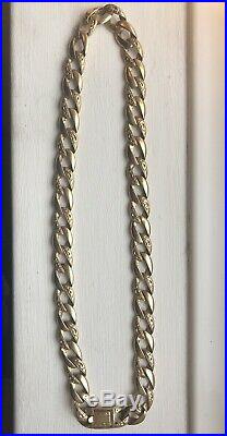Mens Heavy gold Chain necklace 146g 9ct