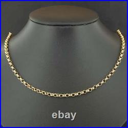 (NE6) 9ct Yellow Gold 24 Inch Belcher Chain Necklace 11.2g