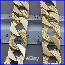 NEW Heavy 9ct Gold Large Solid Curb Chain 151.1G 27.25 RRP £6050 C168 27.25