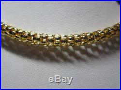 New 9ct Gold Fancy Link Chain Necklace 18 inch 10.50 grams £350 Freepost