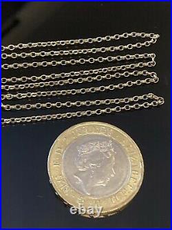 Nice 9ct solid gold 20 belcher chain necklace. Hallmarked Twice, Boxed